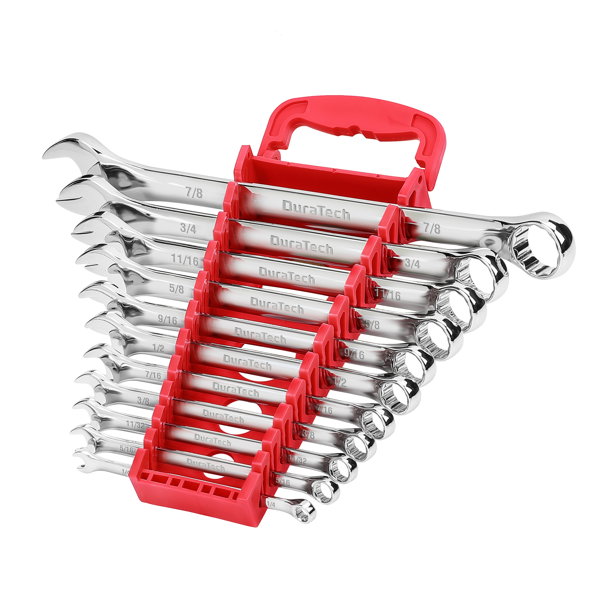 Combination Wrench Set, SAE, 11-Piece